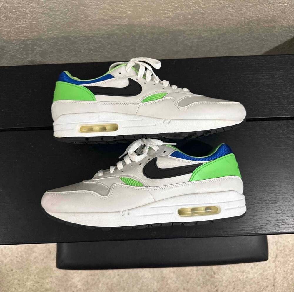 Nike Air Max 1 DNA CH.1 White/Black-Royal Blue Size 10.5
